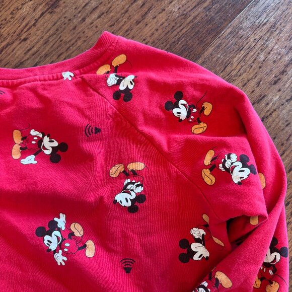 Vintage Disney Mickey Mouse Crew Neck Sweatshirt - Picture 4 of 5